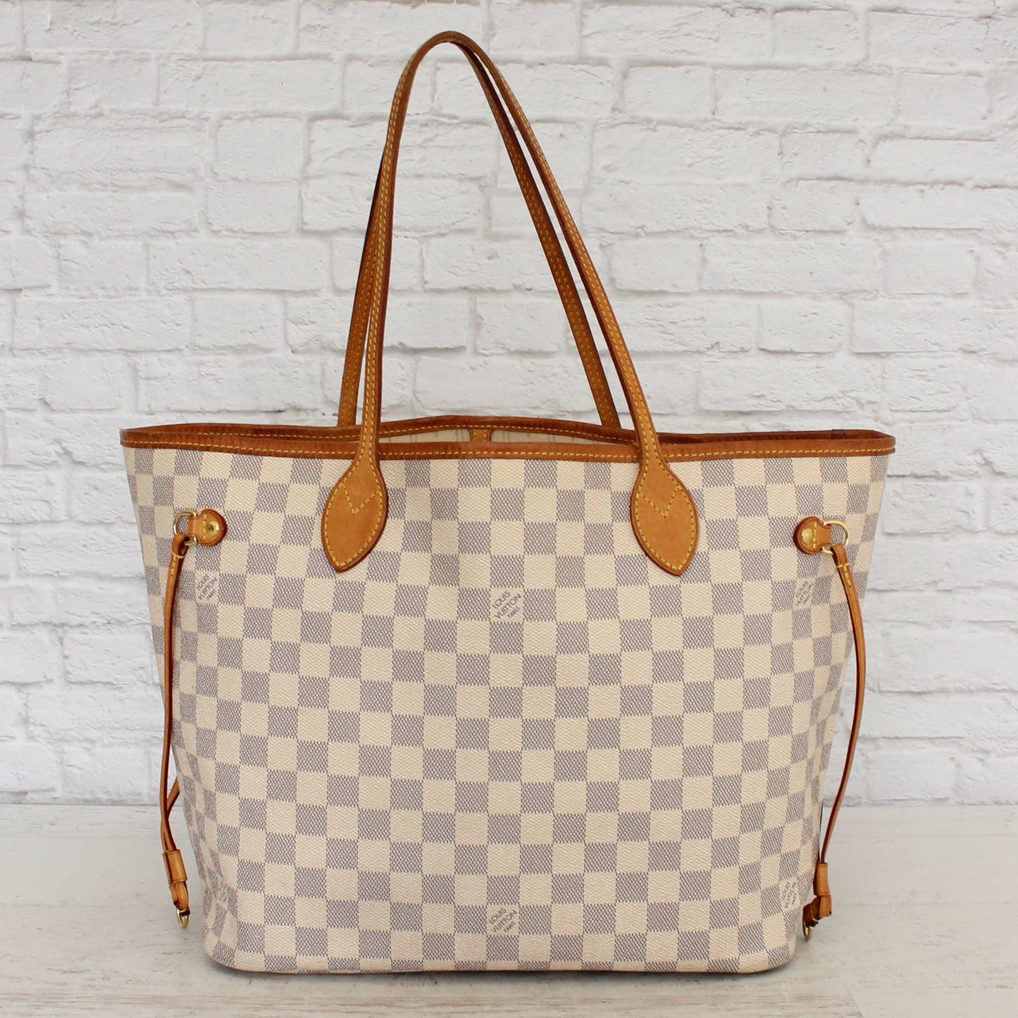 Louis Vuitton Neverfull MM Damier Azur Tote