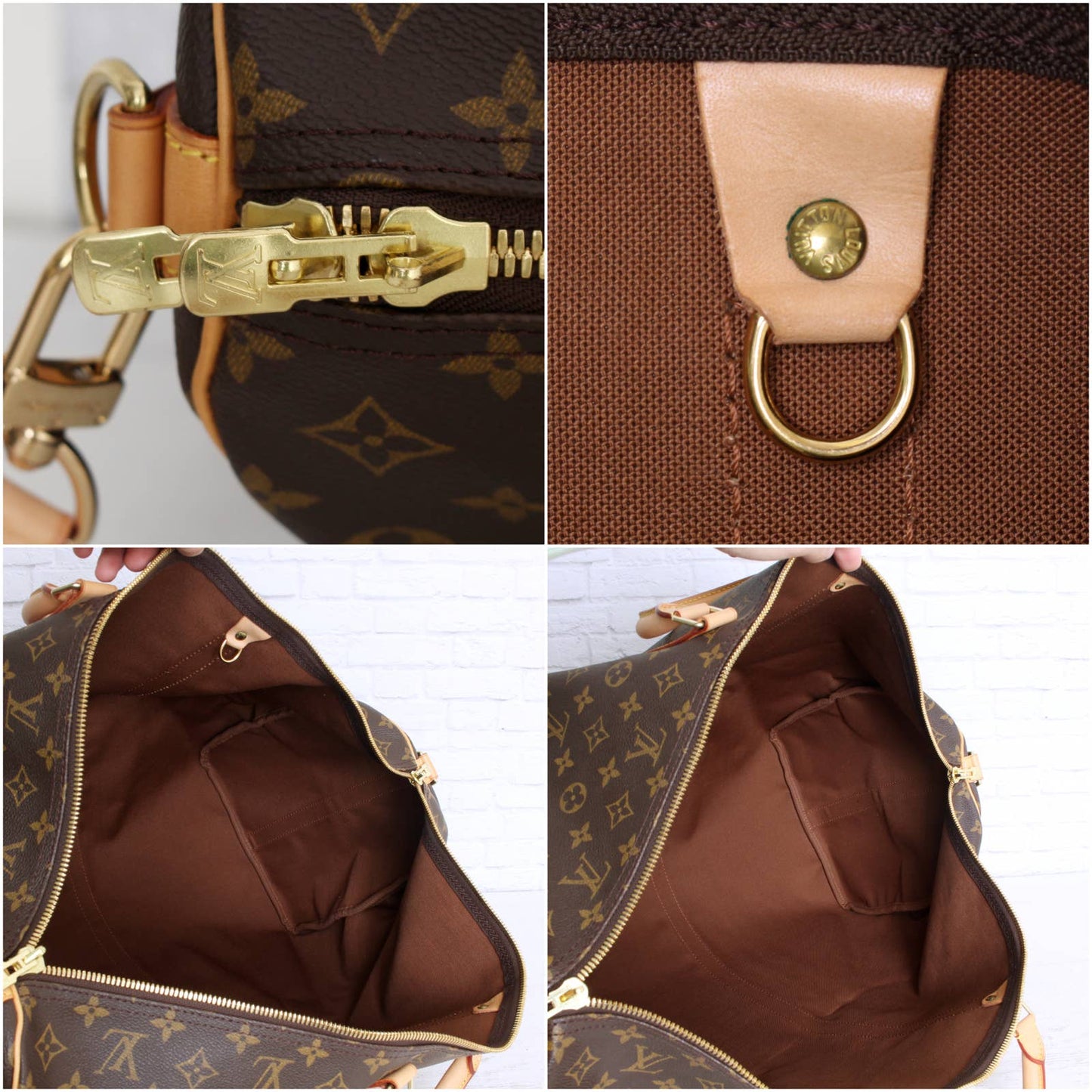 Louis Vuitton Keepall 60 Bandouliere Monogram Duffle