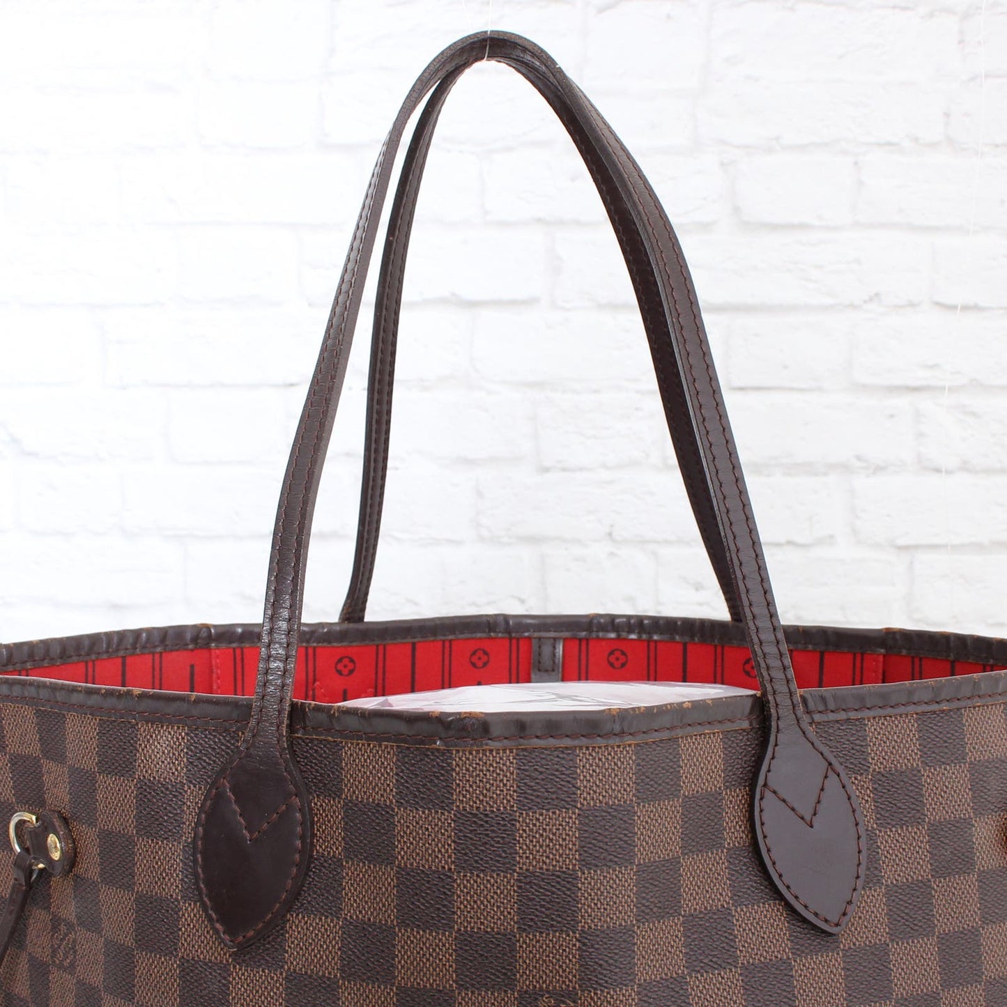 Louis Vuitton Neverfull MM Damier Ebene Tote