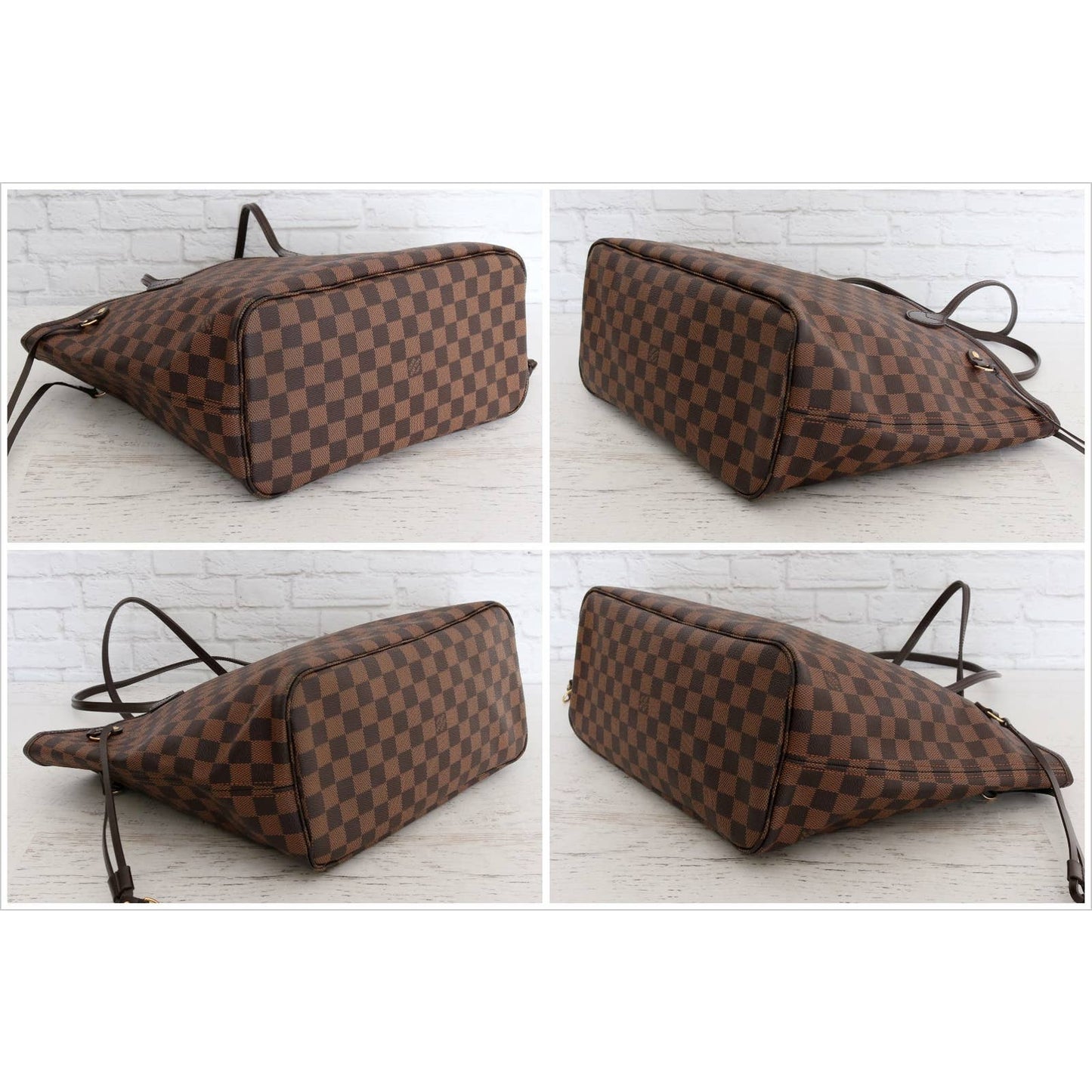 Louis Vuitton Neverfull MM Damier Ebene Tote