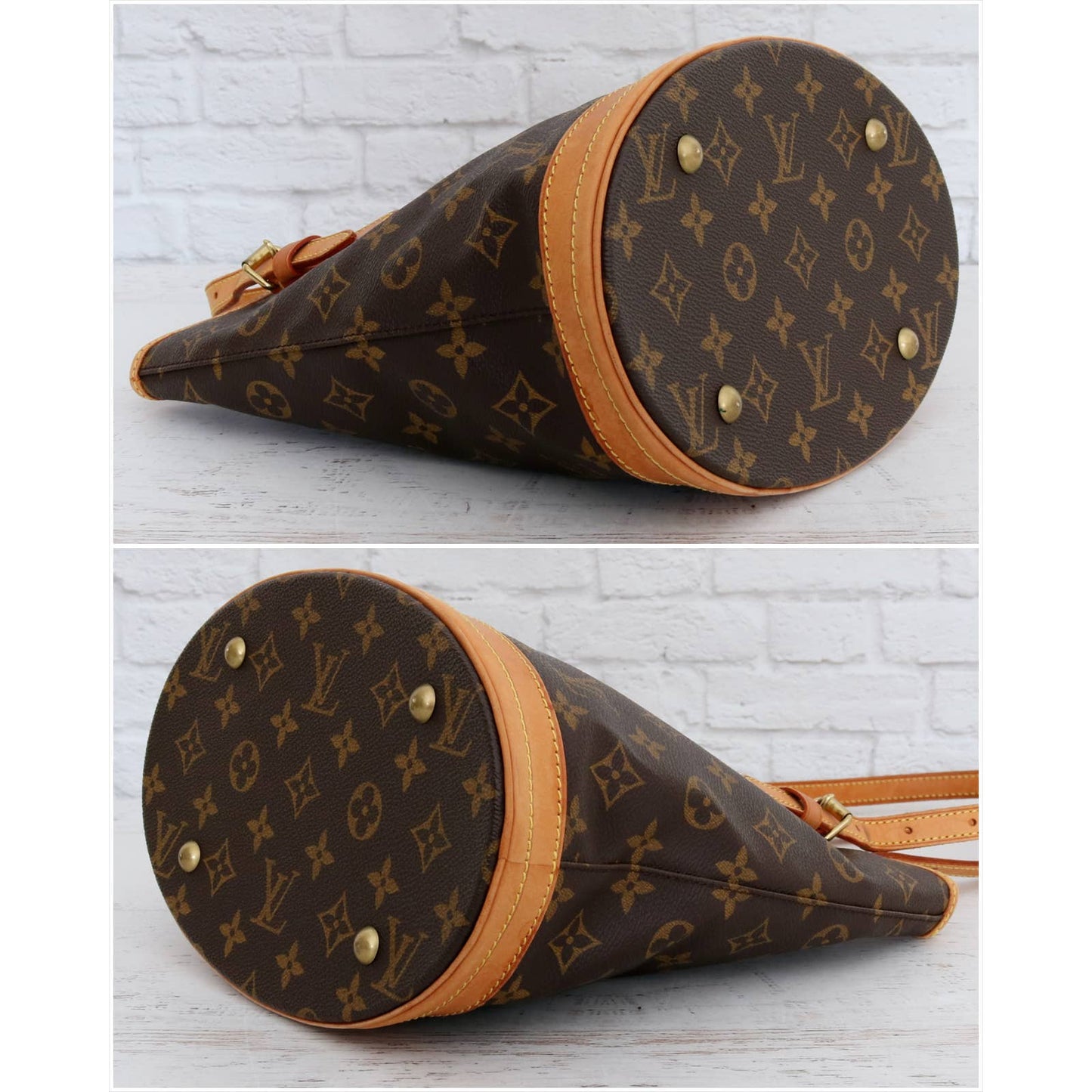 Louis Vuitton Bucket PM 23 Petit Monogram Shoulder Bag