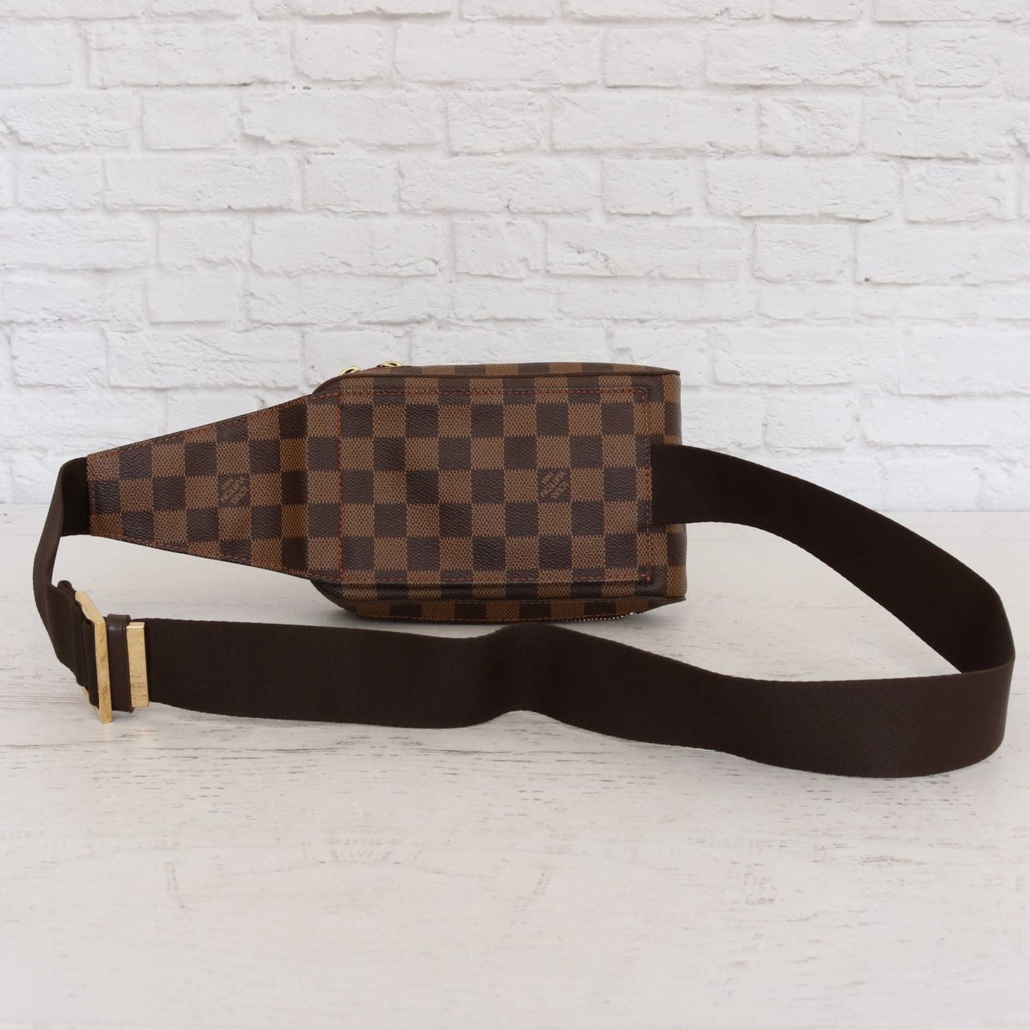 Louis Vuitton Geronimos Damier Ebene Bumbag Belt Crossbody