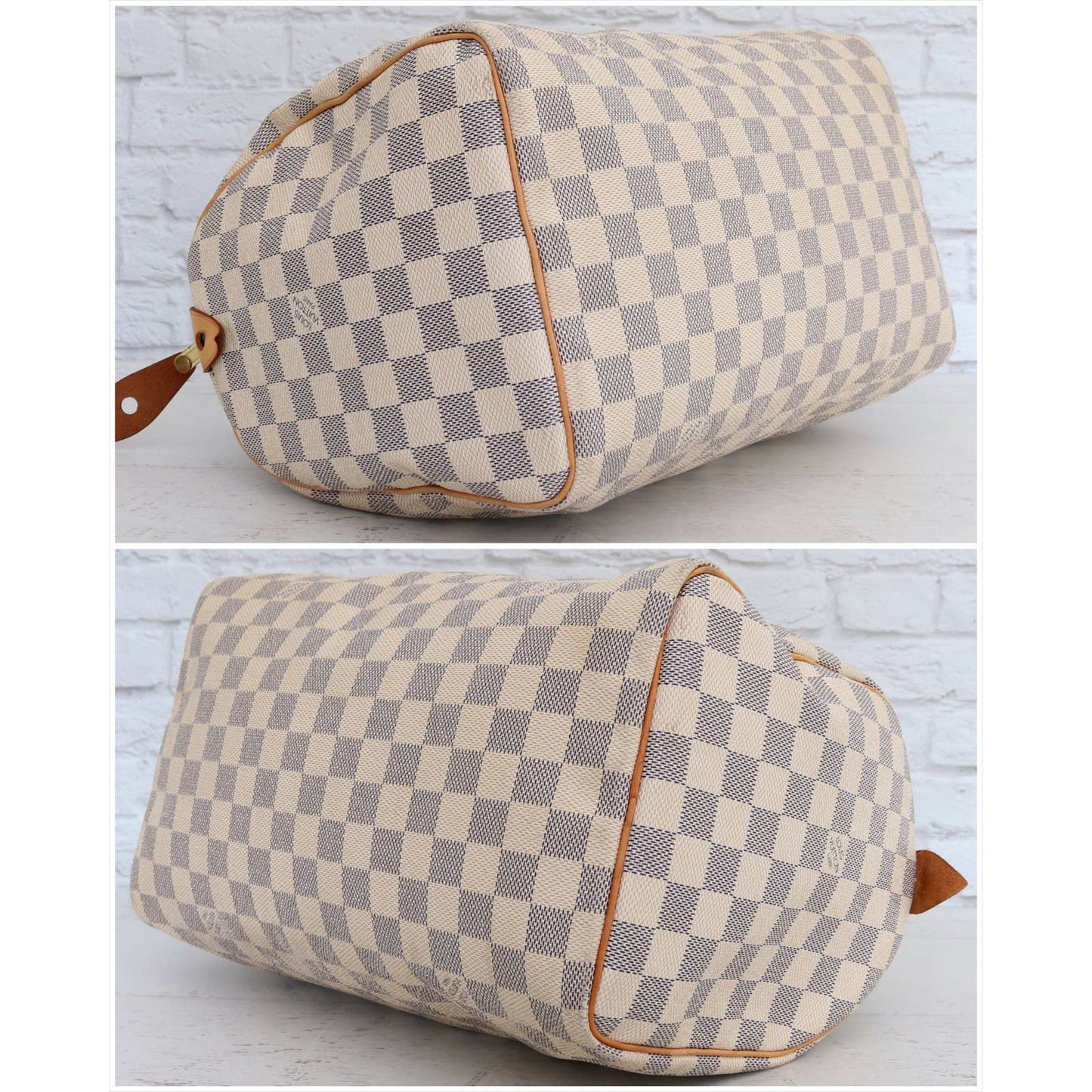 Louis Vuitton Speedy 30 Damier Azur Satchel