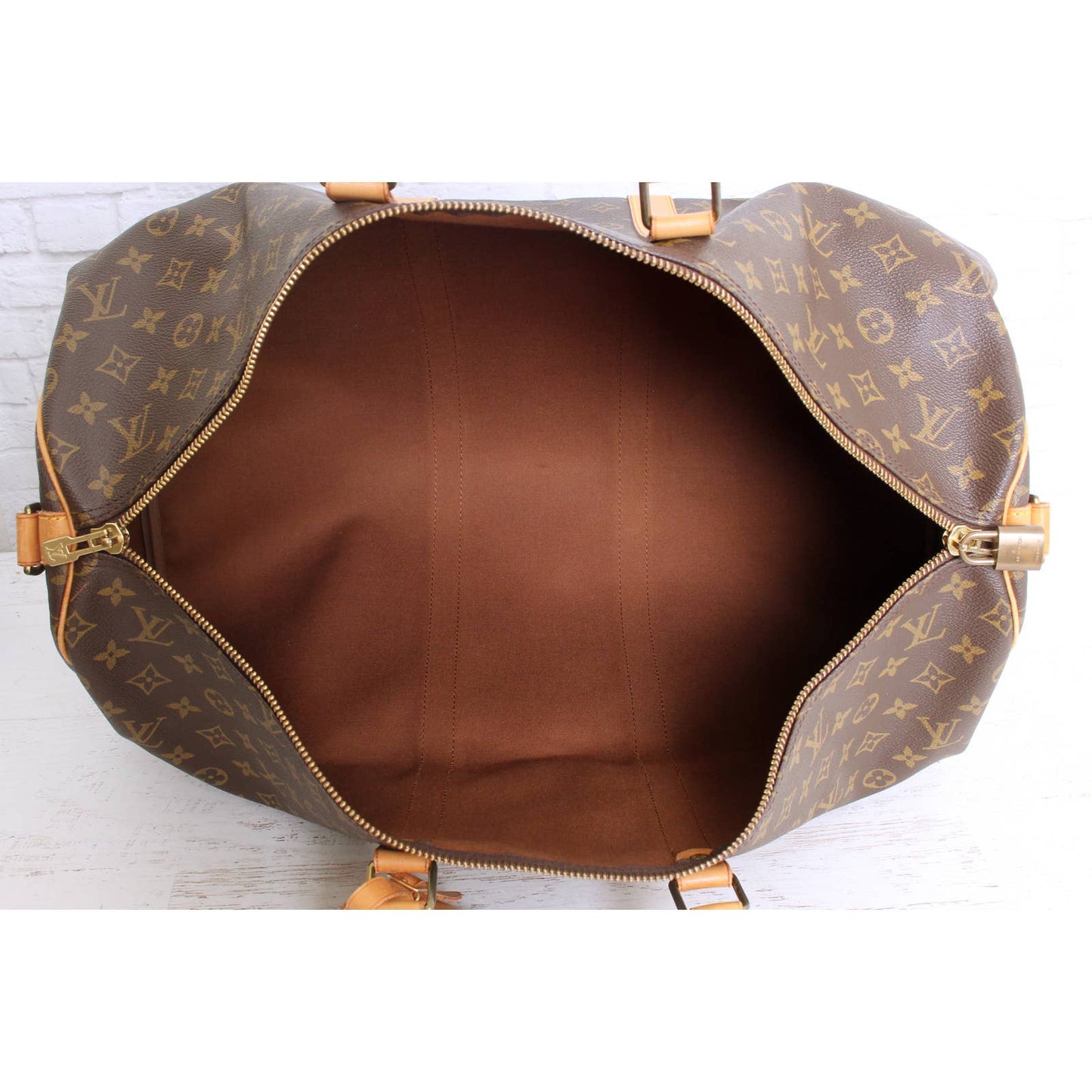 Louis Vuitton Keepall Bandoulière 55 Monogram Duffle Luggage Shoulder