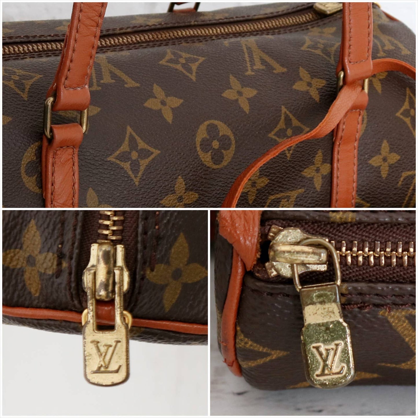 Louis Vuitton Papillon 30 Monogram with Pouch Satchel