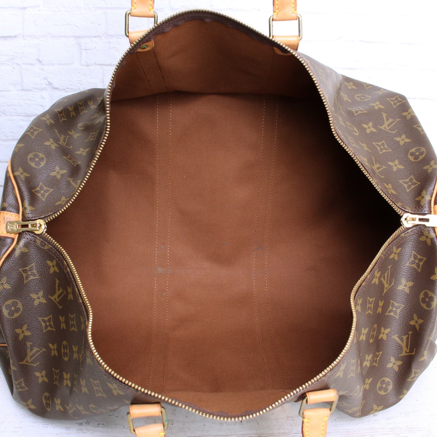 Louis Vuitton Keepall 60 Bandouliere Monogram Duffle Luggage Travel