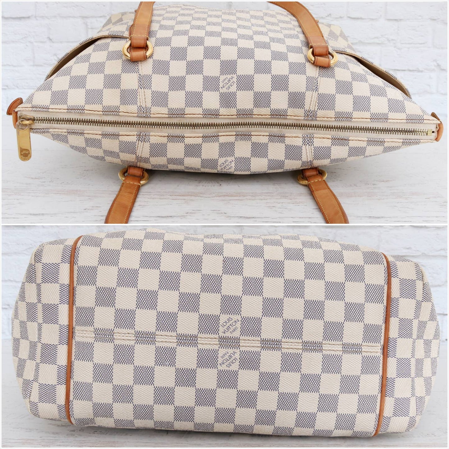 Louis Vuitton Totally MM Damier Azur Tote