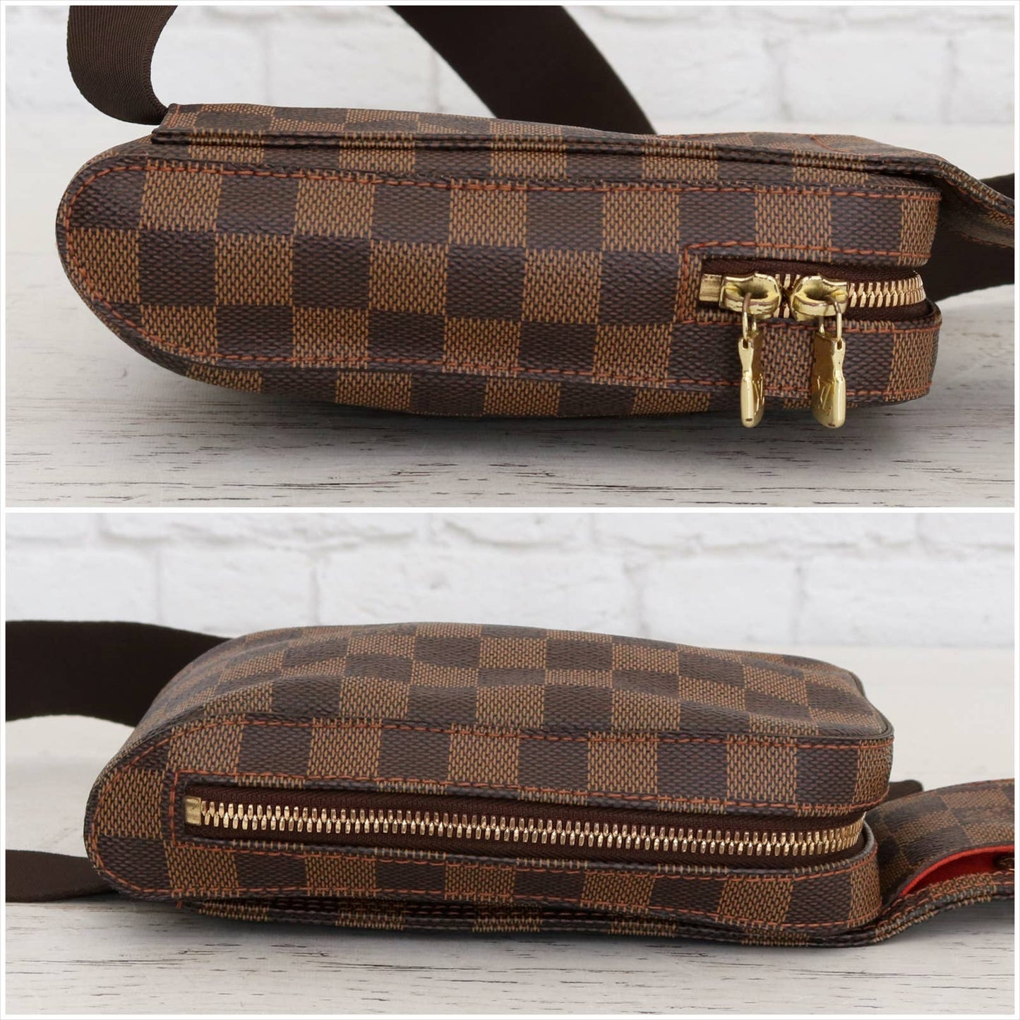 Louis Vuitton Geronimos Damier Ebene Bumbag Belt Crossbody