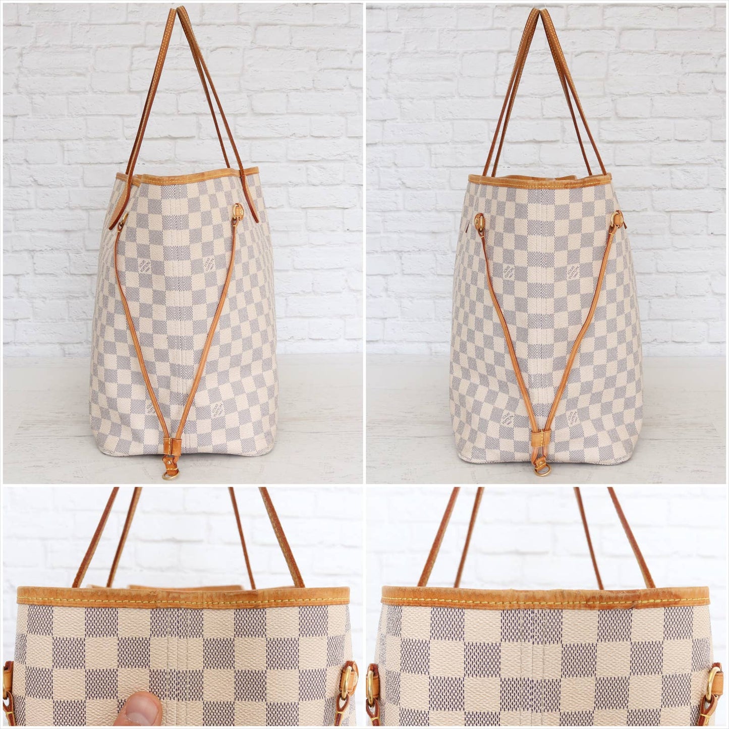 Louis Vuitton Neverfull GM Damier Azur Large Tote