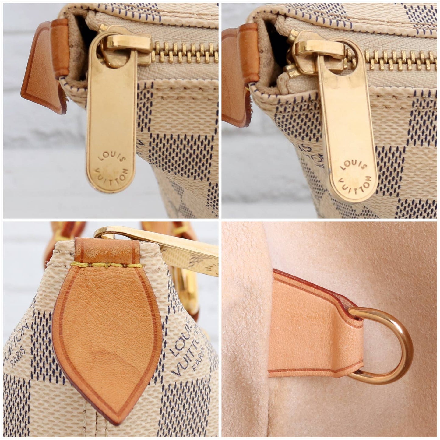 Louis Vuitton Saleya PM Tote Damier Azur Satchel