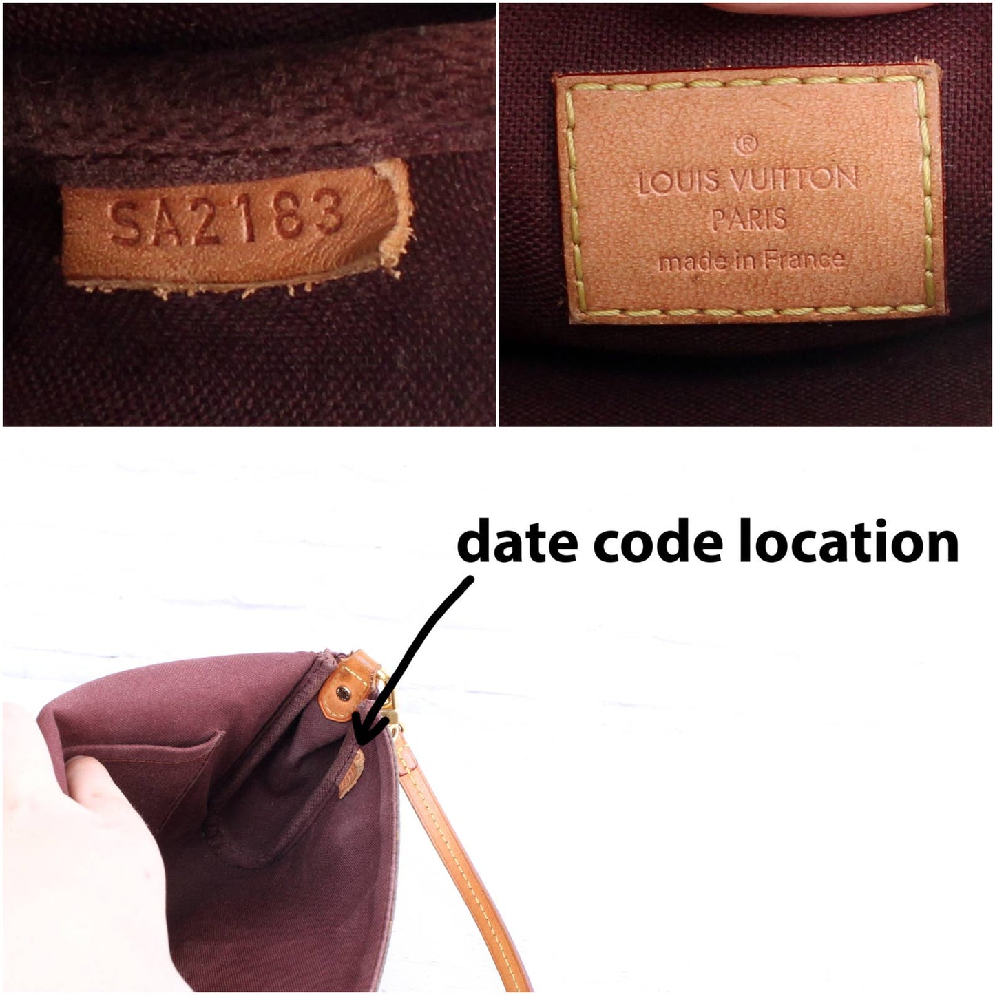 Authentic Louis Louis Vuitton Datacode Authenticity Datecode Lv