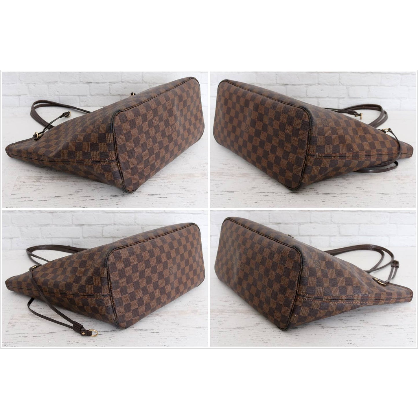 Louis Vuitton Neverfull MM Damier Ebene Tote