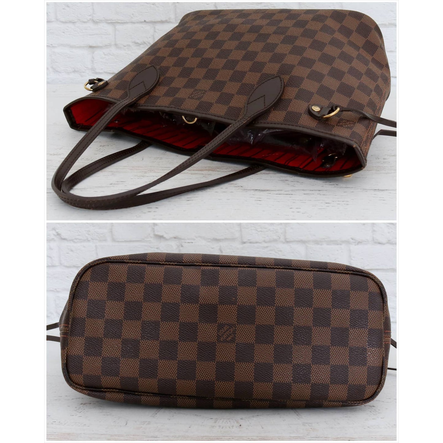 Louis Vuitton Neverfull PM Damier Ebene Small Tote