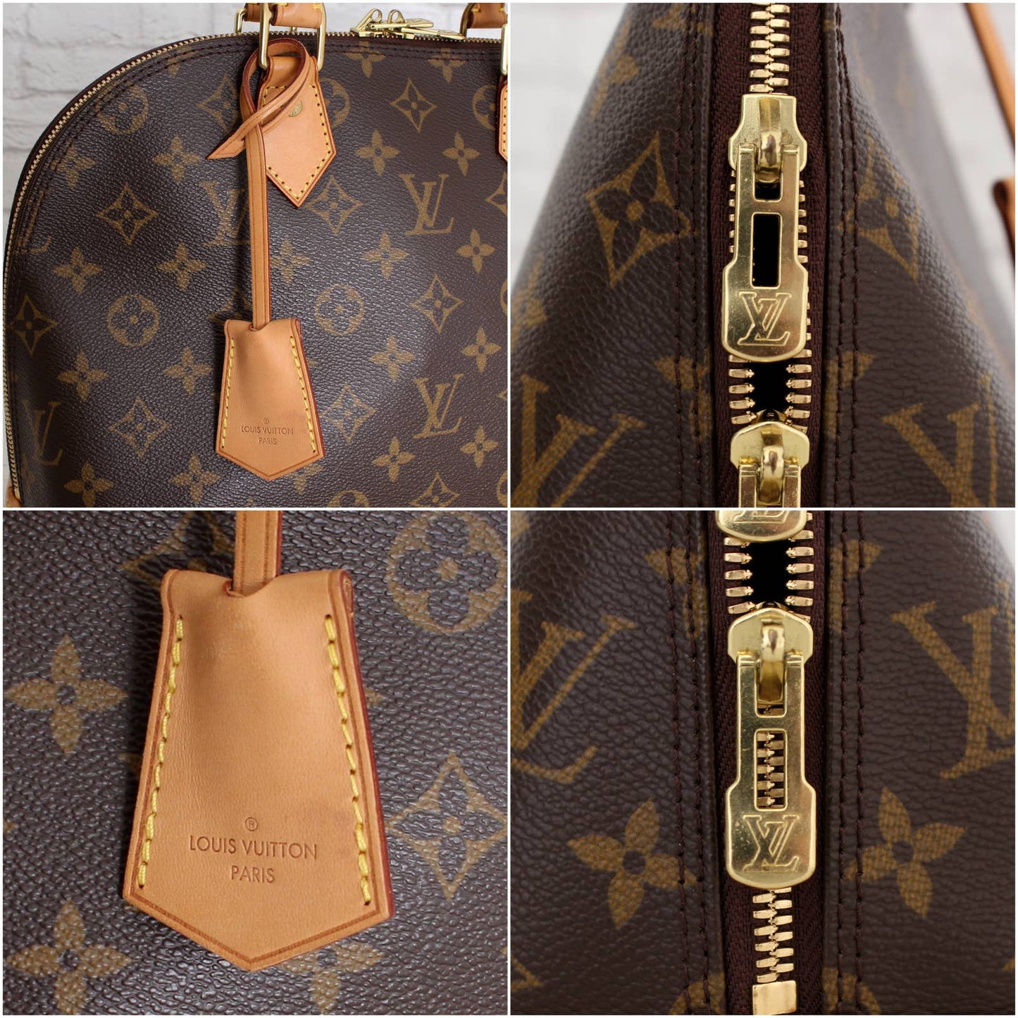 Louis Vuitton Alma PM Monogram New Style Satchel