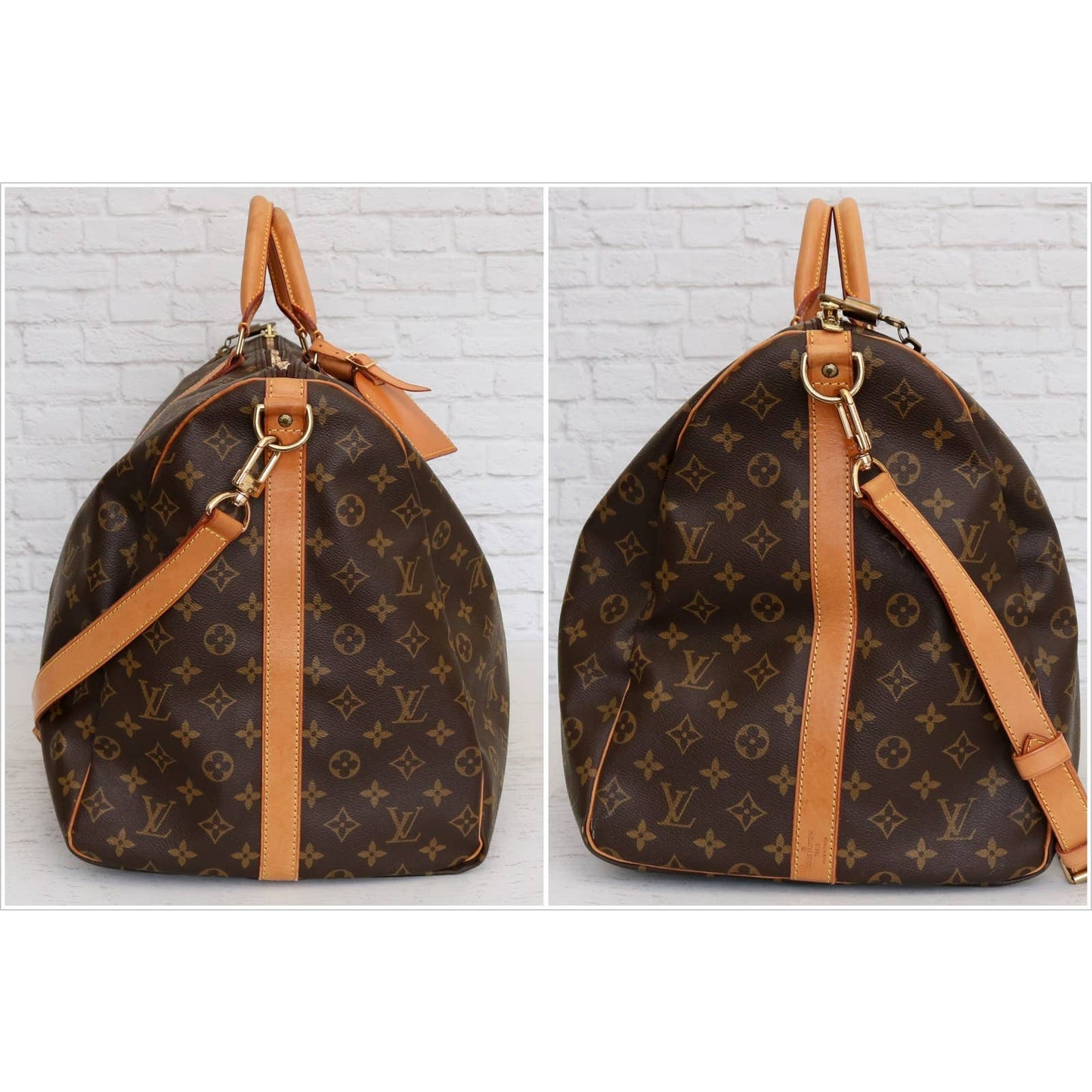 Louis Vuitton Keepall 60 Bandouliere Monogram Duffle Bag