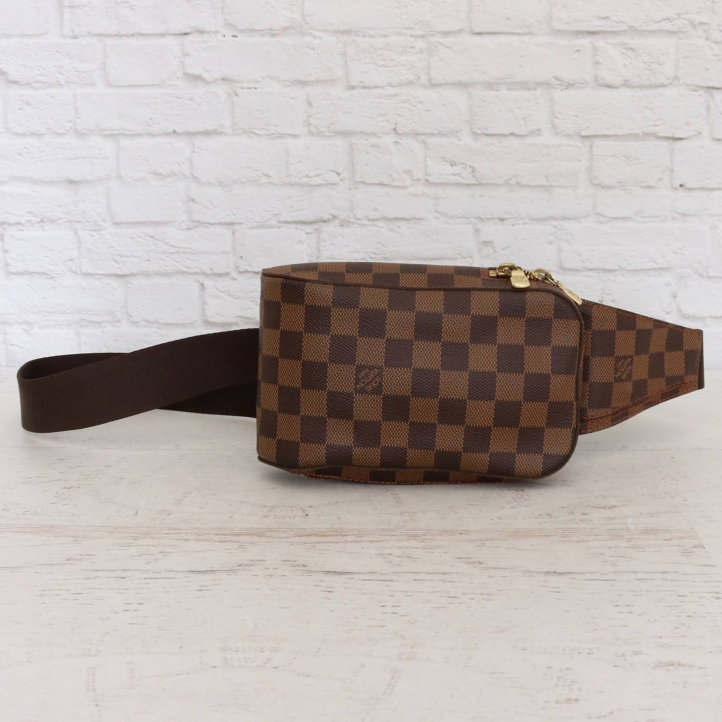 Louis Vuitton Geronimos Damier Ebene Bumbag Belt Crossbody