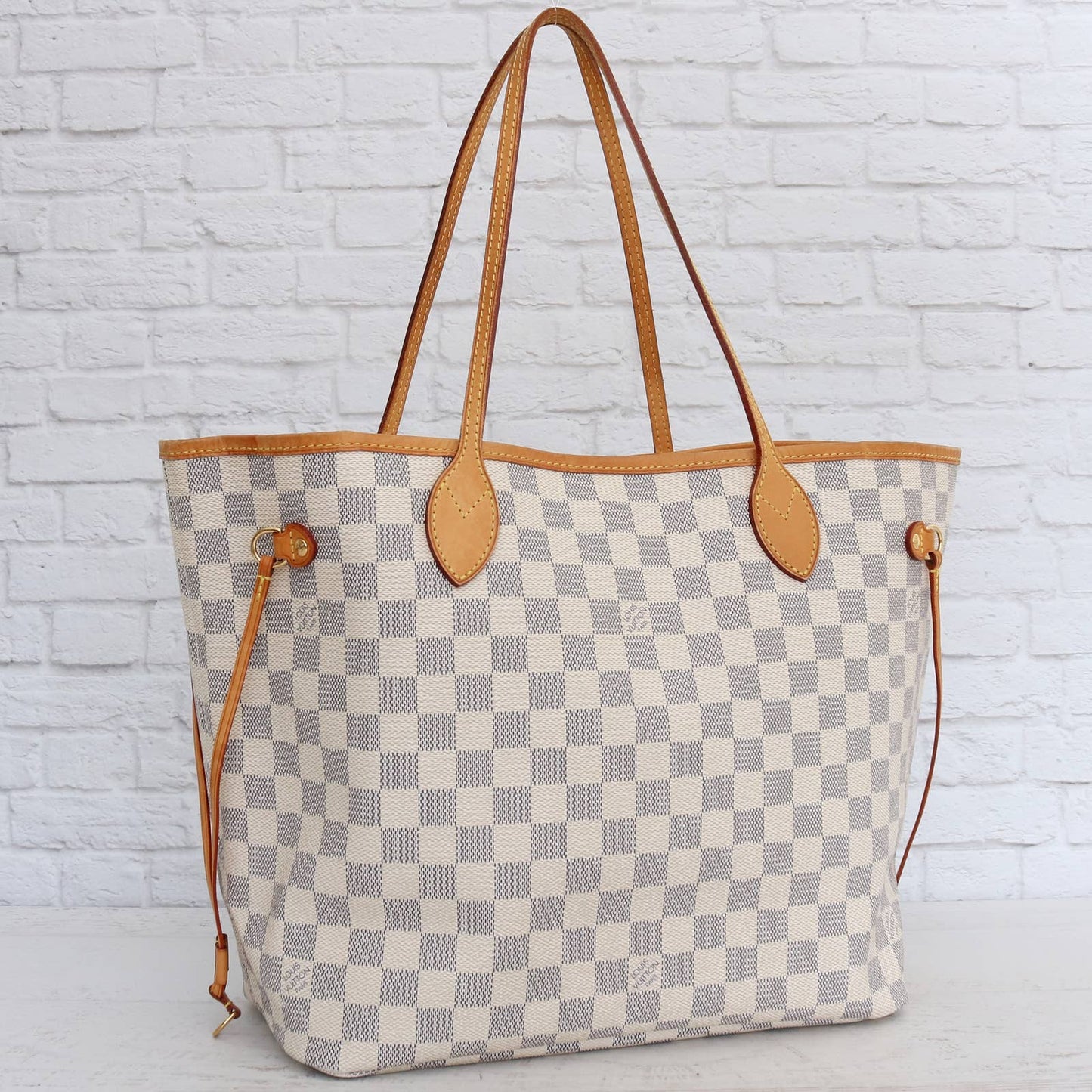 Louis Vuitton Neverfull MM Damier Azur Tote