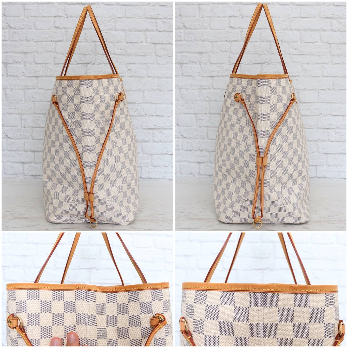 Louis Vuitton Neverfull GM Damier Azur Large Tote