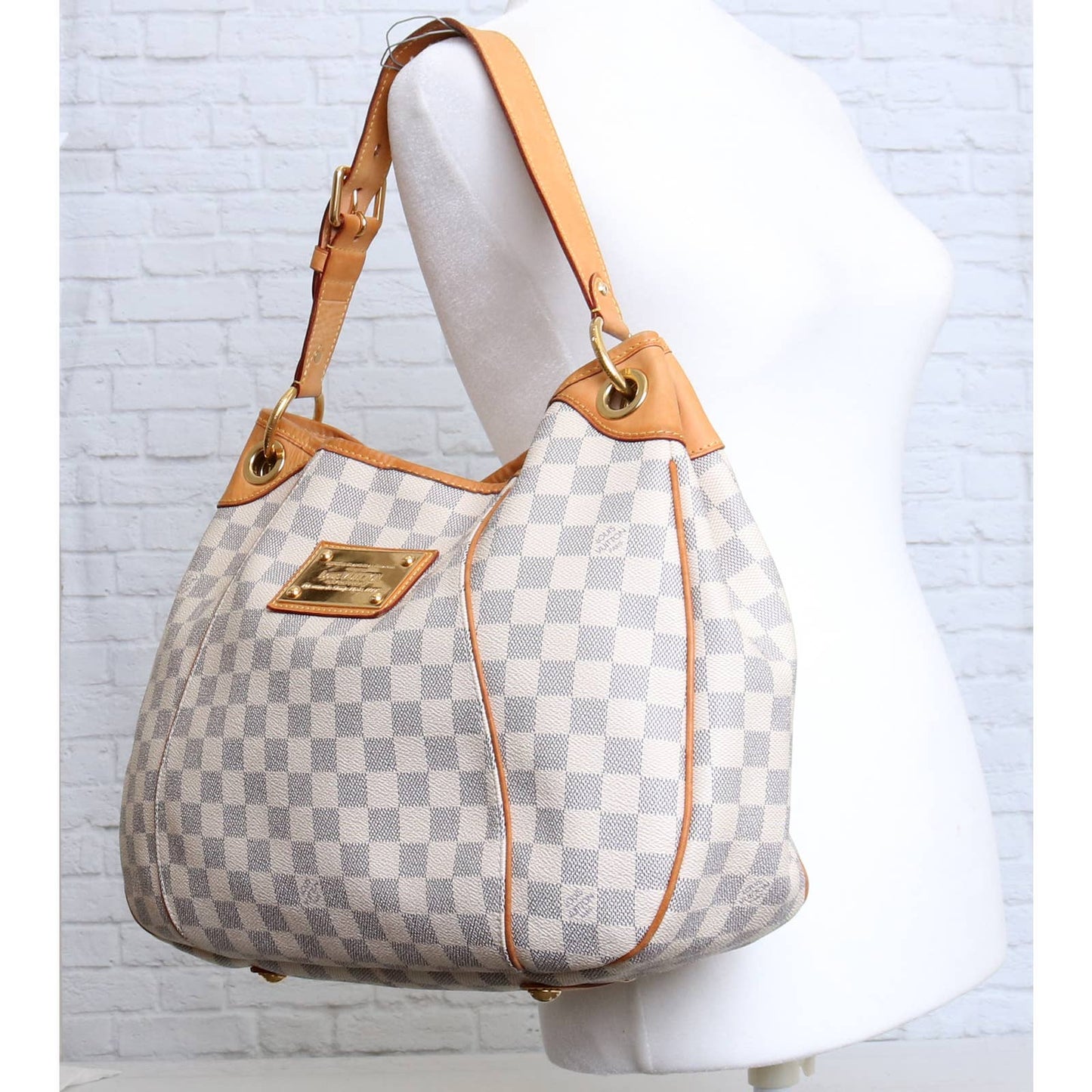 Louis Vuitton Galliera PM Damier Azur Shoulder Bag