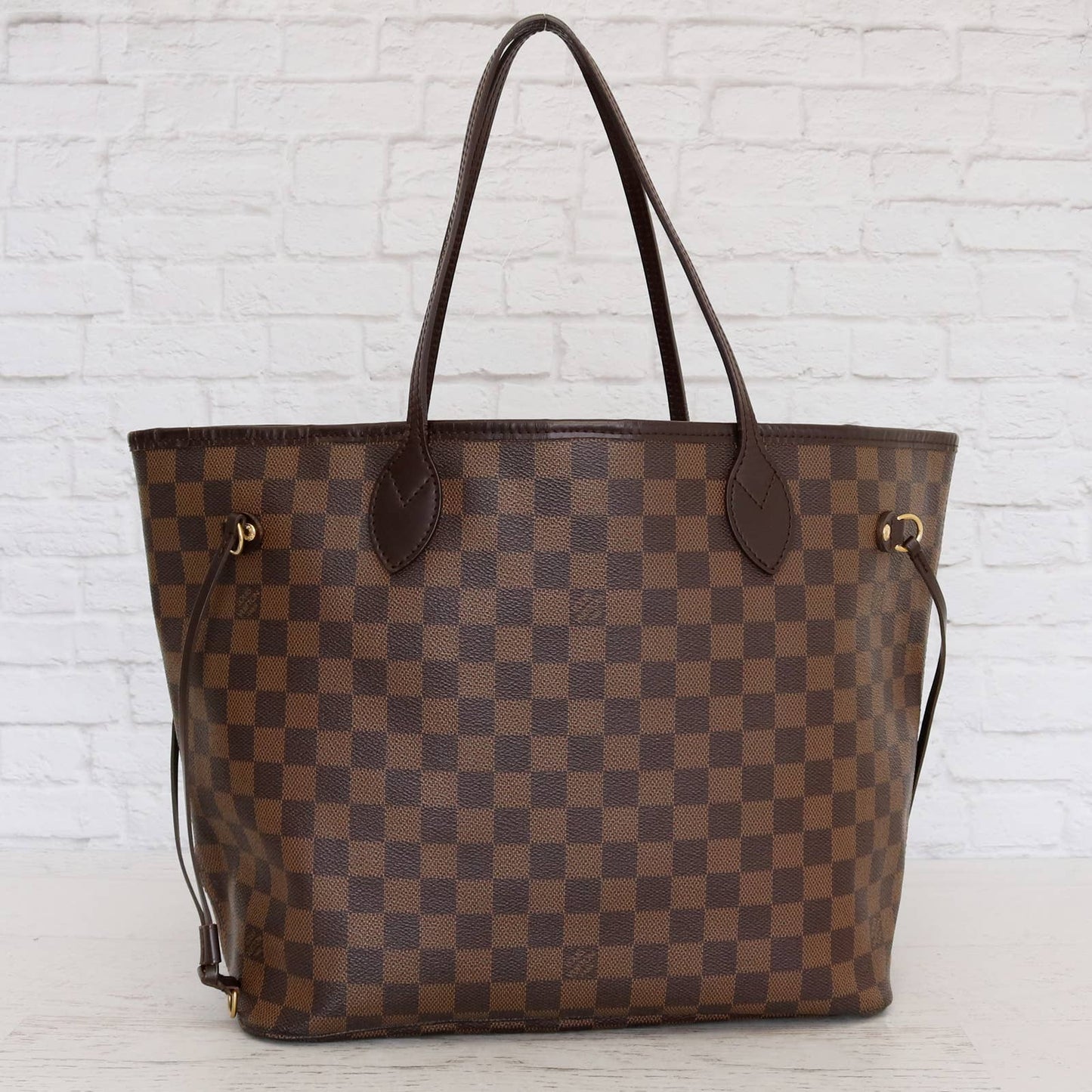 Louis Vuitton Neverfull MM Damier Ebene Tote