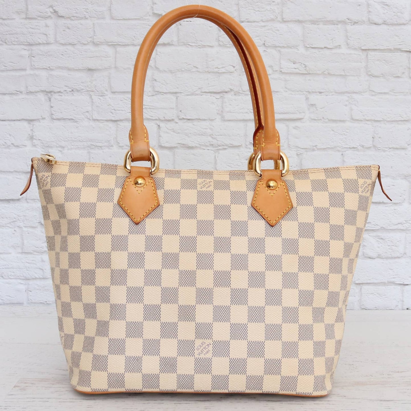 Louis Vuitton Saleya PM Tote Damier Azur Satchel