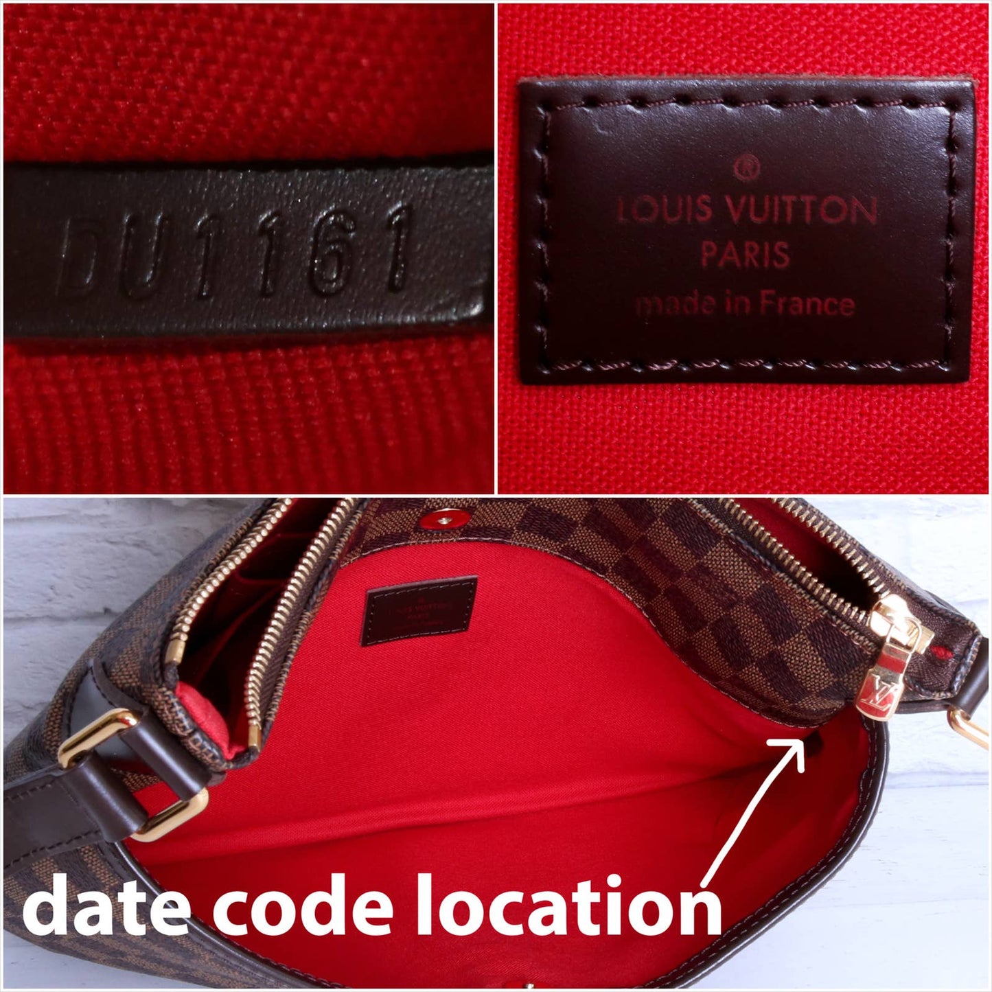 Louis Vuitton Bloomsbury PM Damier Ebene Crossbody