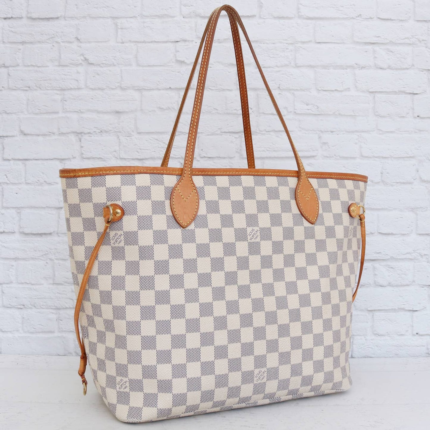 Louis Vuitton Neverfull MM Damier Azur Tote