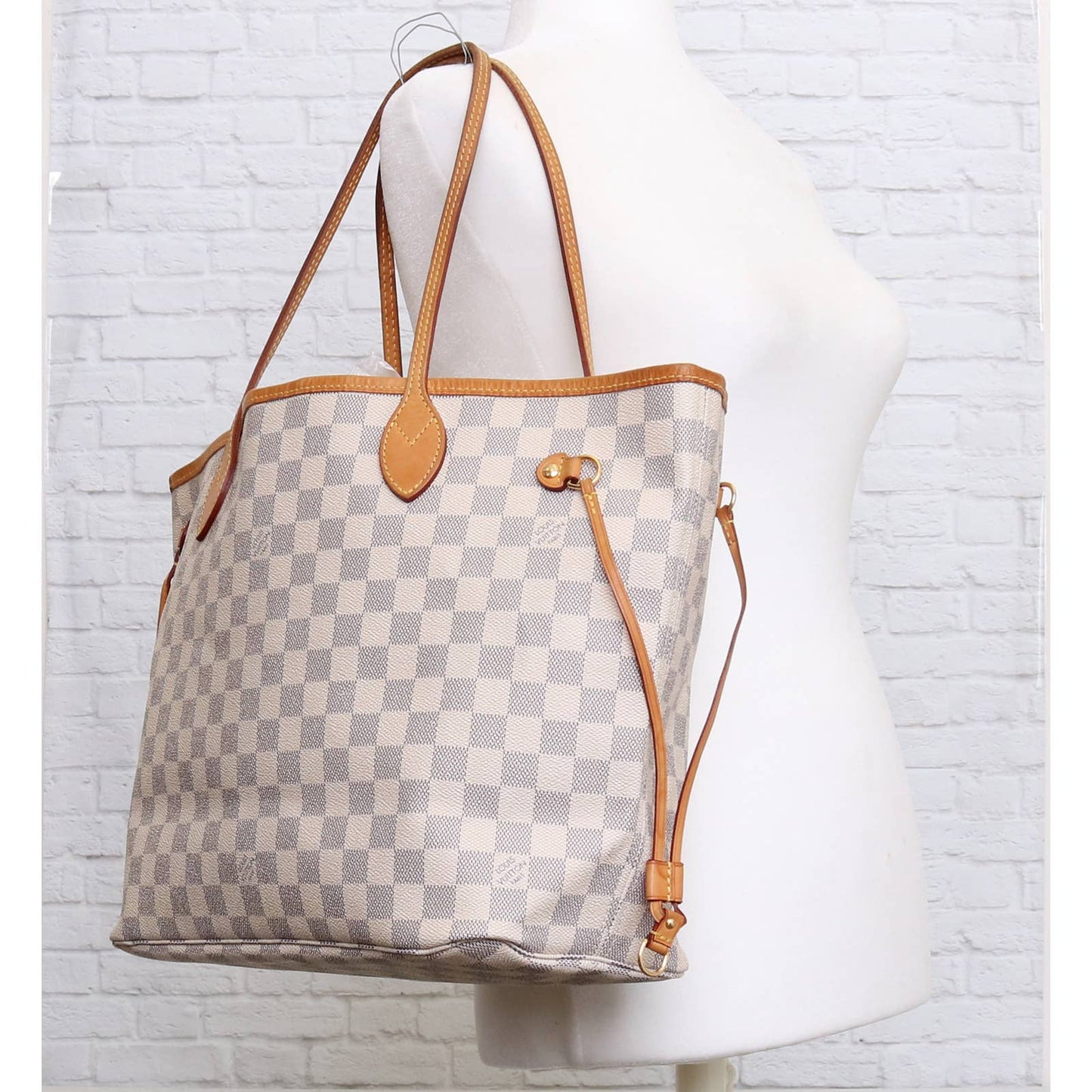 Louis Vuitton Neverfull MM Damier Azur Tote