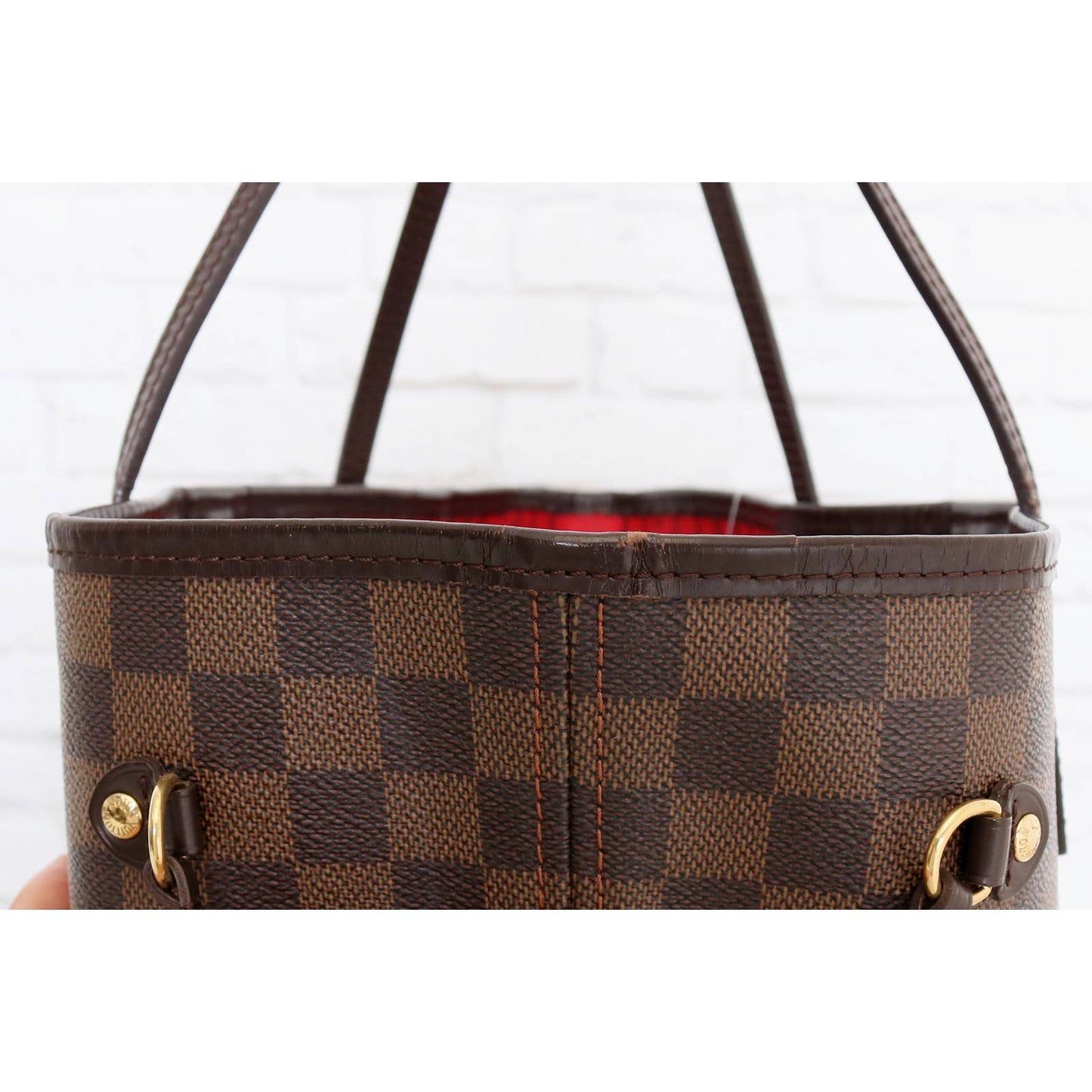 Louis Vuitton Neverfull MM Damier Ebene Tote