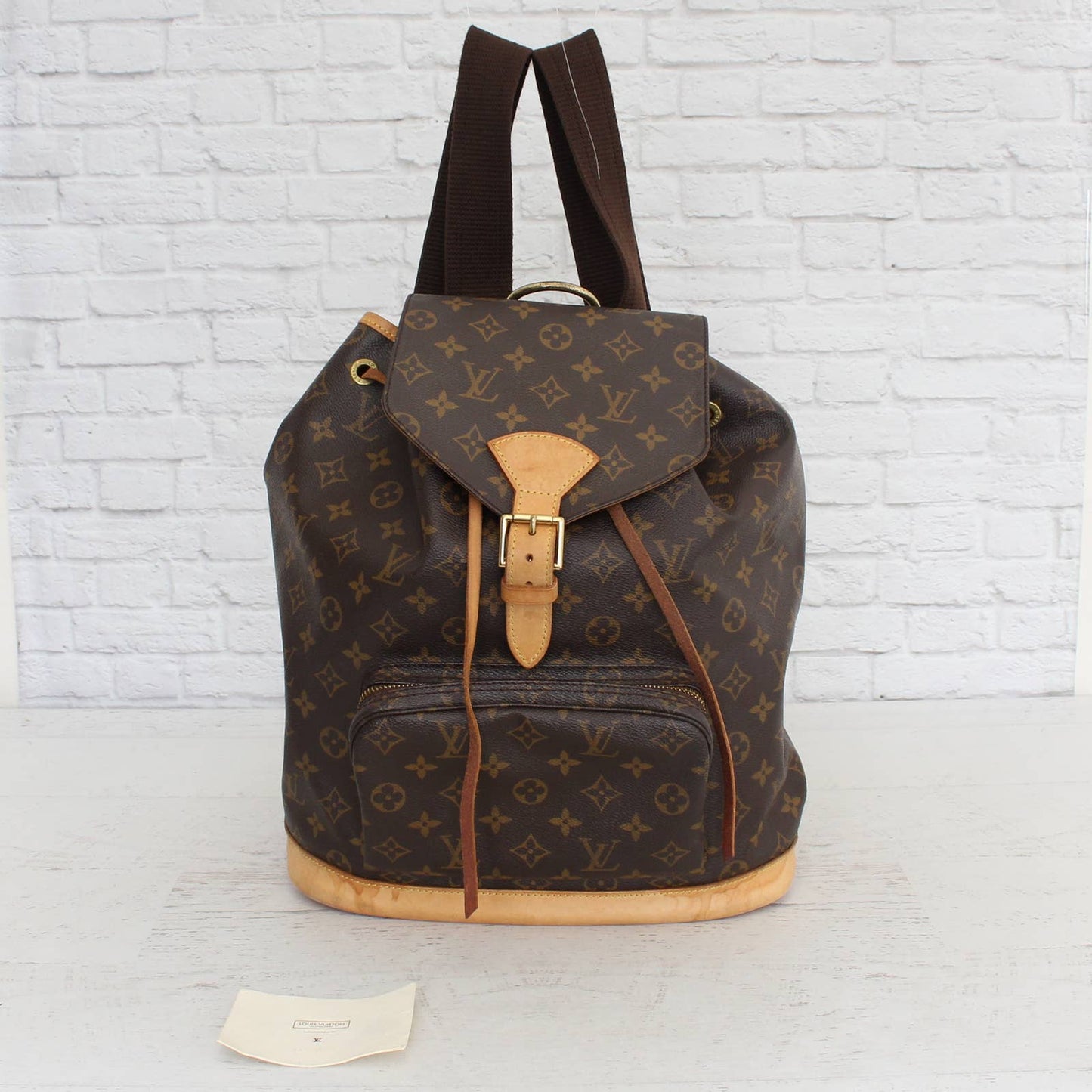 Louis Vuitton Montsouris GM Backpack Monogram Large Book Bag