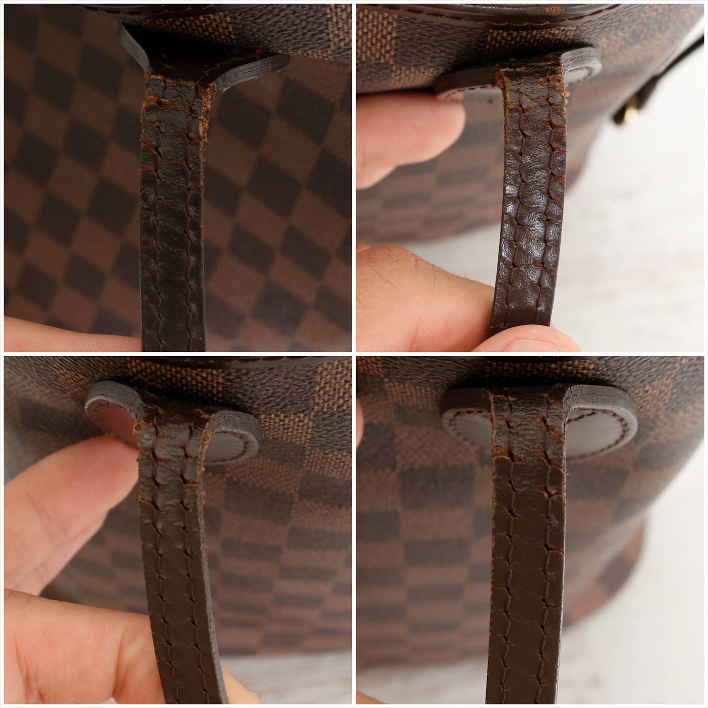 Louis Vuitton Neverfull MM Damier Ebene Tote