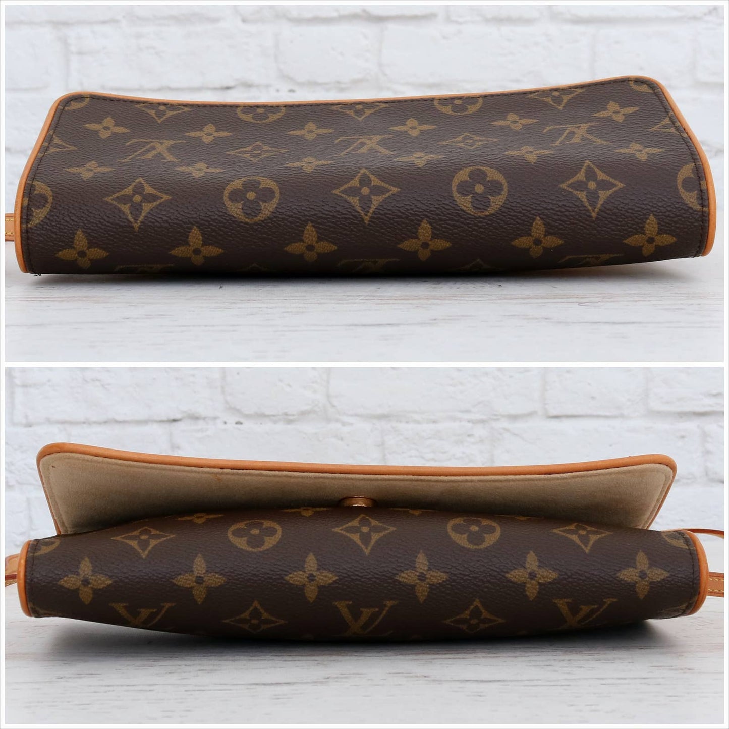 Louis Vuitton Pochette Twin GM Monogram Crossbody & Clutch