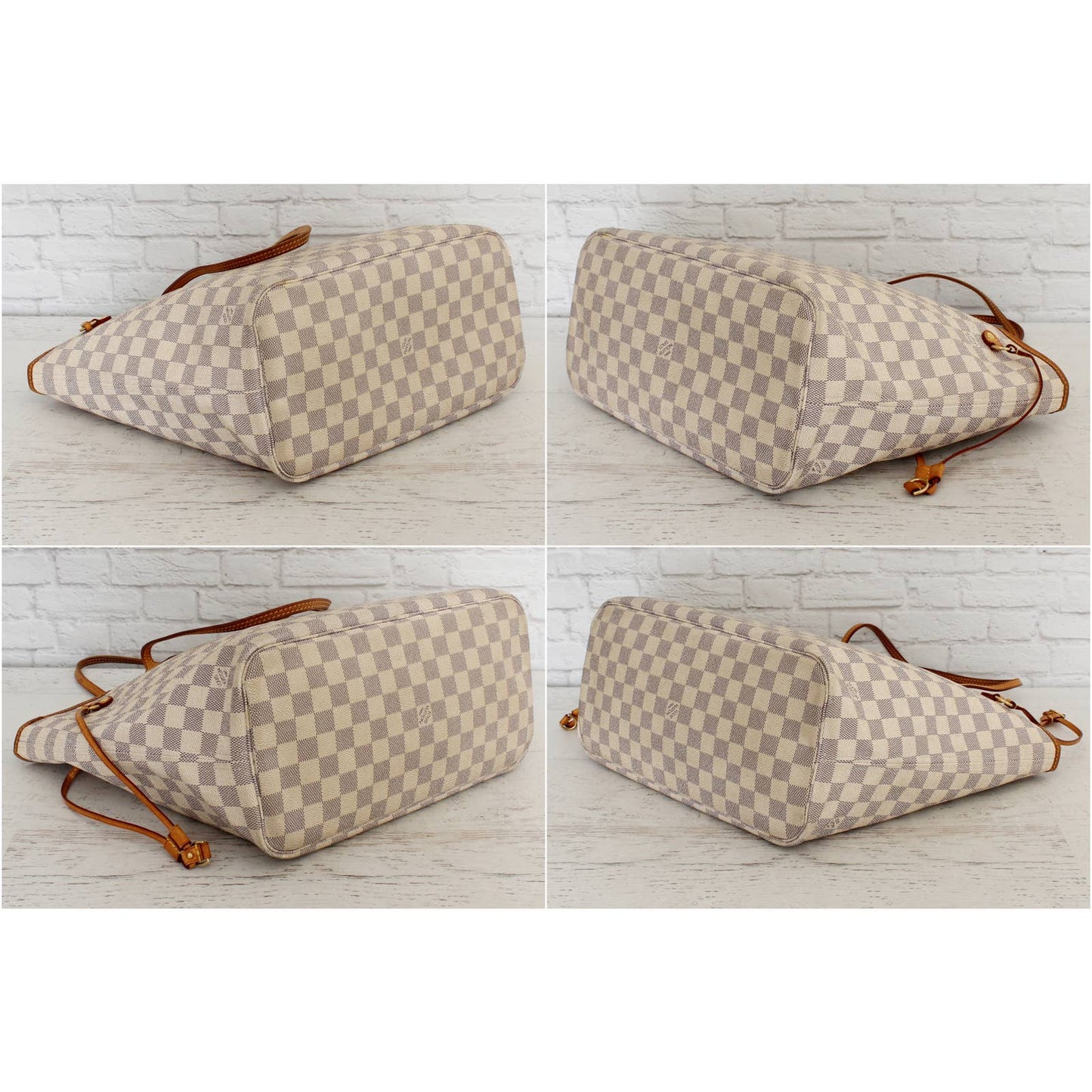 Louis Vuitton Neverfull MM Damier Azur Tote