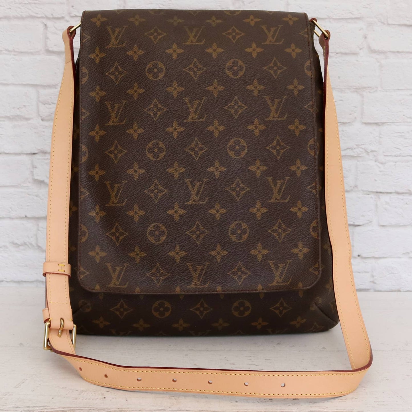 Louis Vuitton Musette Large Crossbody Shoulder Bag