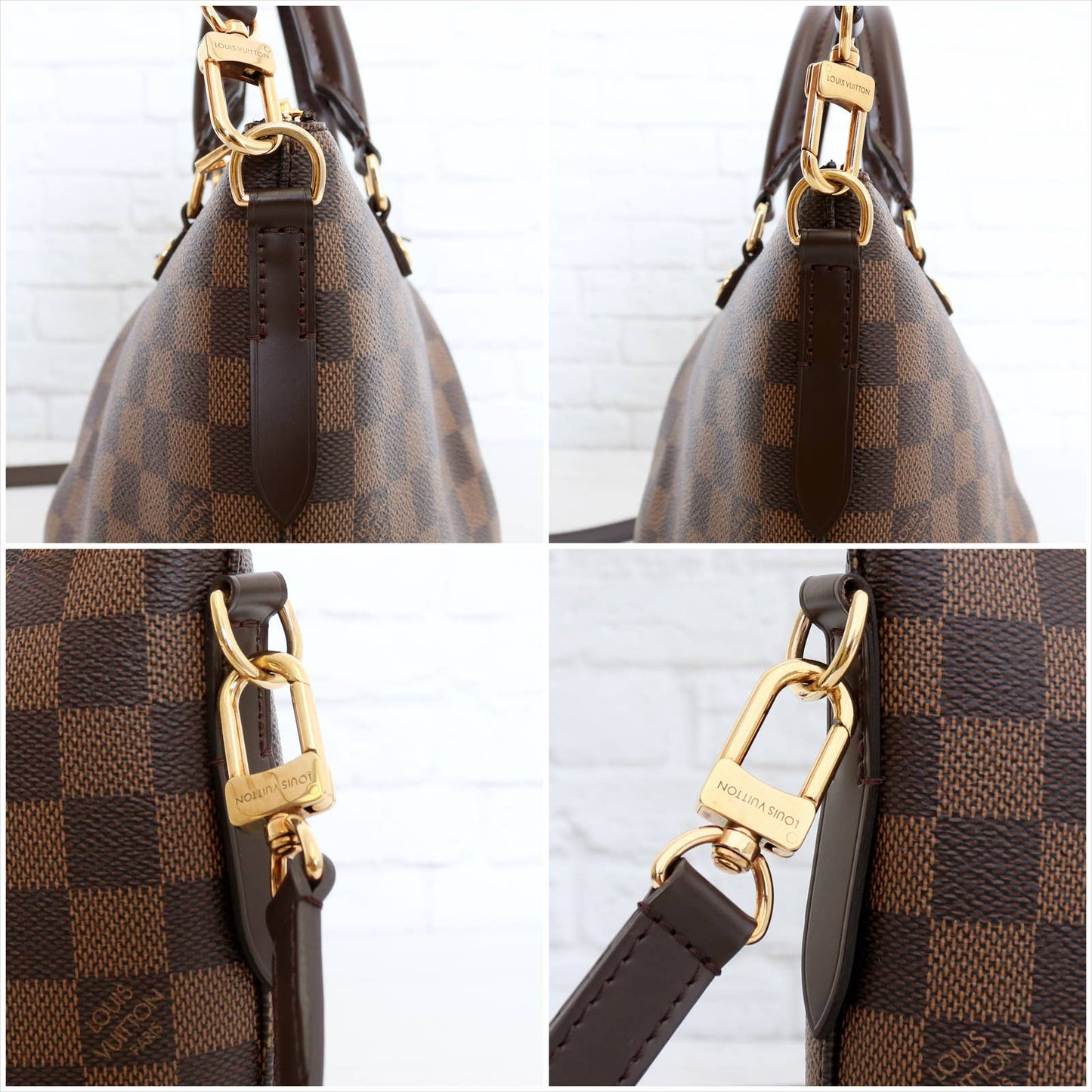 Louis Vuitton Siena PM Damier Ebene Crossbody with Box & Dust Bag