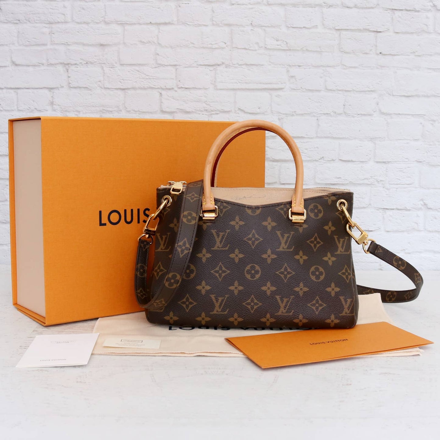 Louis Vuitton Pallas BB Monogram Dune Satchel Crossbody