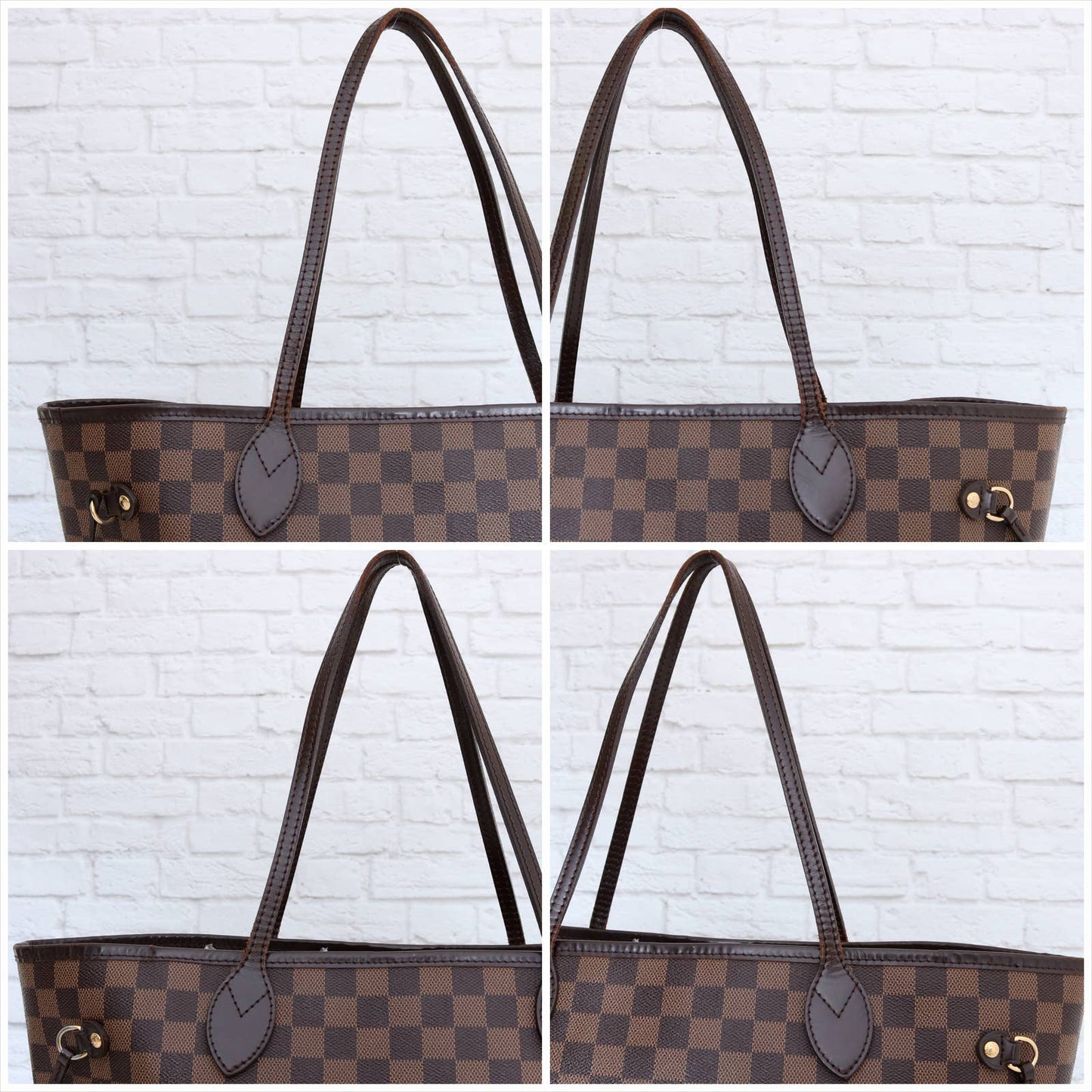 Louis Vuitton Neverfull MM Damier Ebene Tote