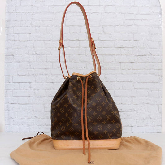 Louis Vuitton Noé Monogram Shoulder Bag Bucket Bag