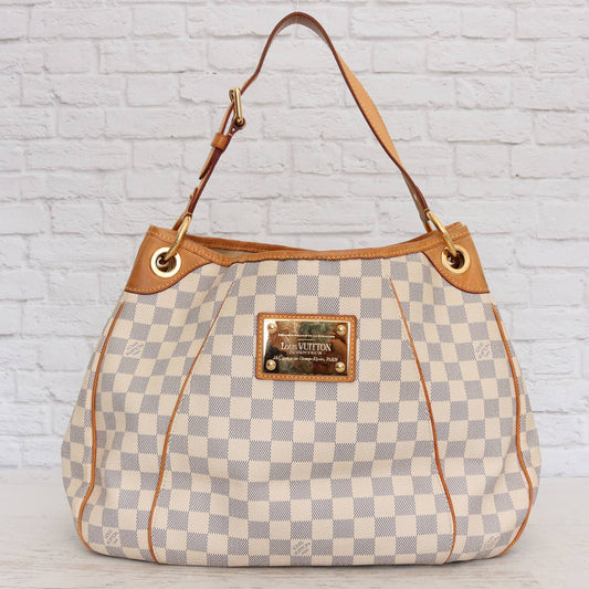 Louis Vuitton Galliera PM Damier Azur Shoulder Bag Hobo