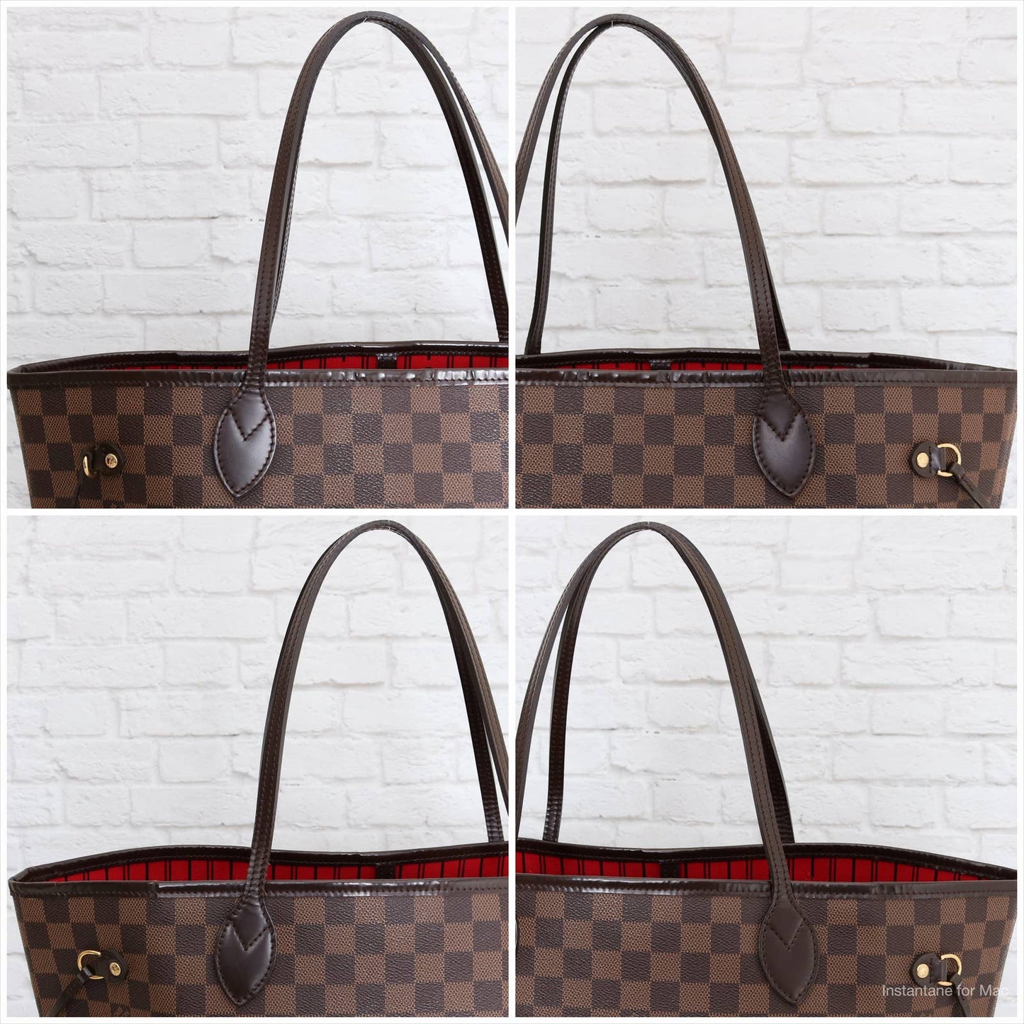 Louis Vuitton Neverfull MM Damier Ebene Tote