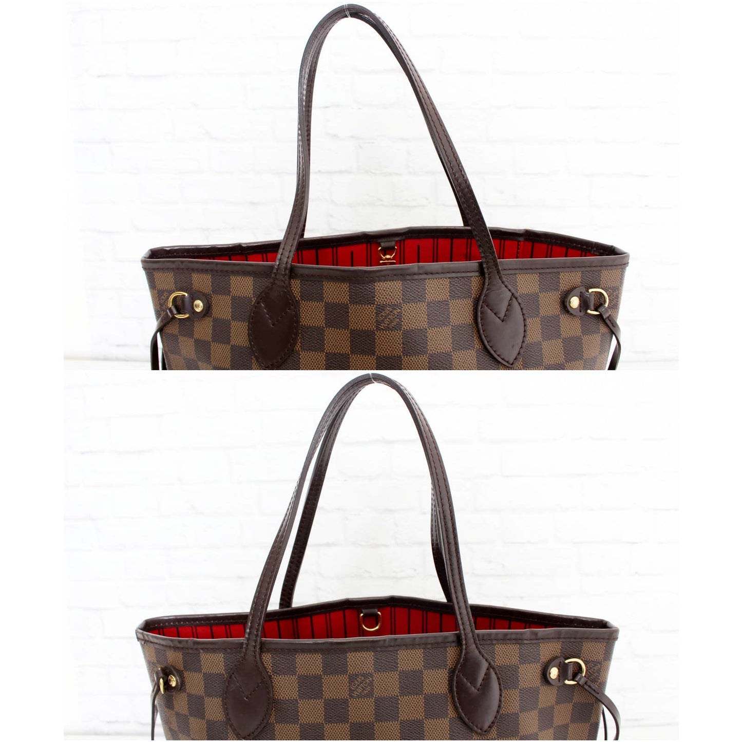 Louis Vuitton Neverfull PM Damier Ebene Tote w/ Dust Bag