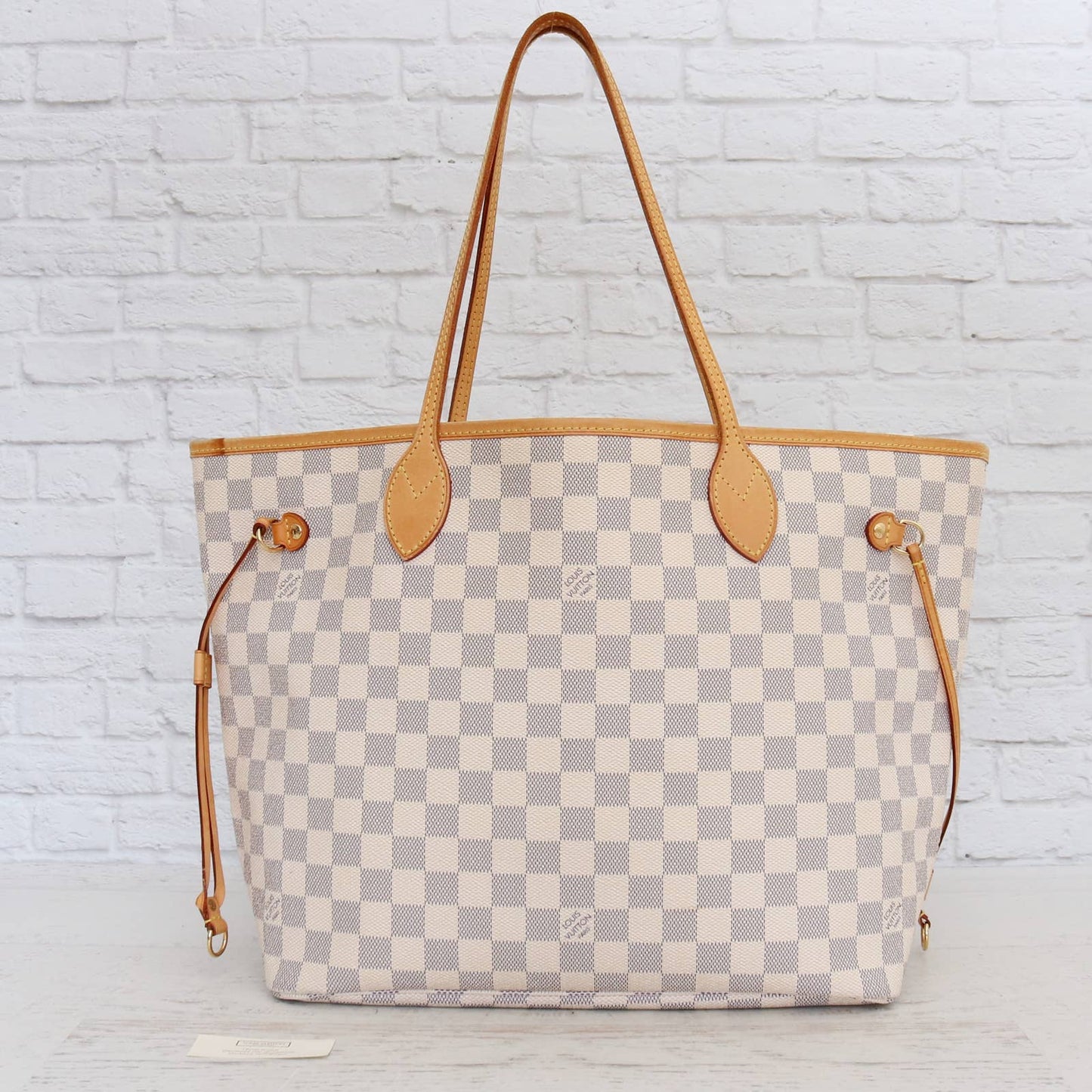 Louis Vuitton Neverfull MM Damier Azur Tote