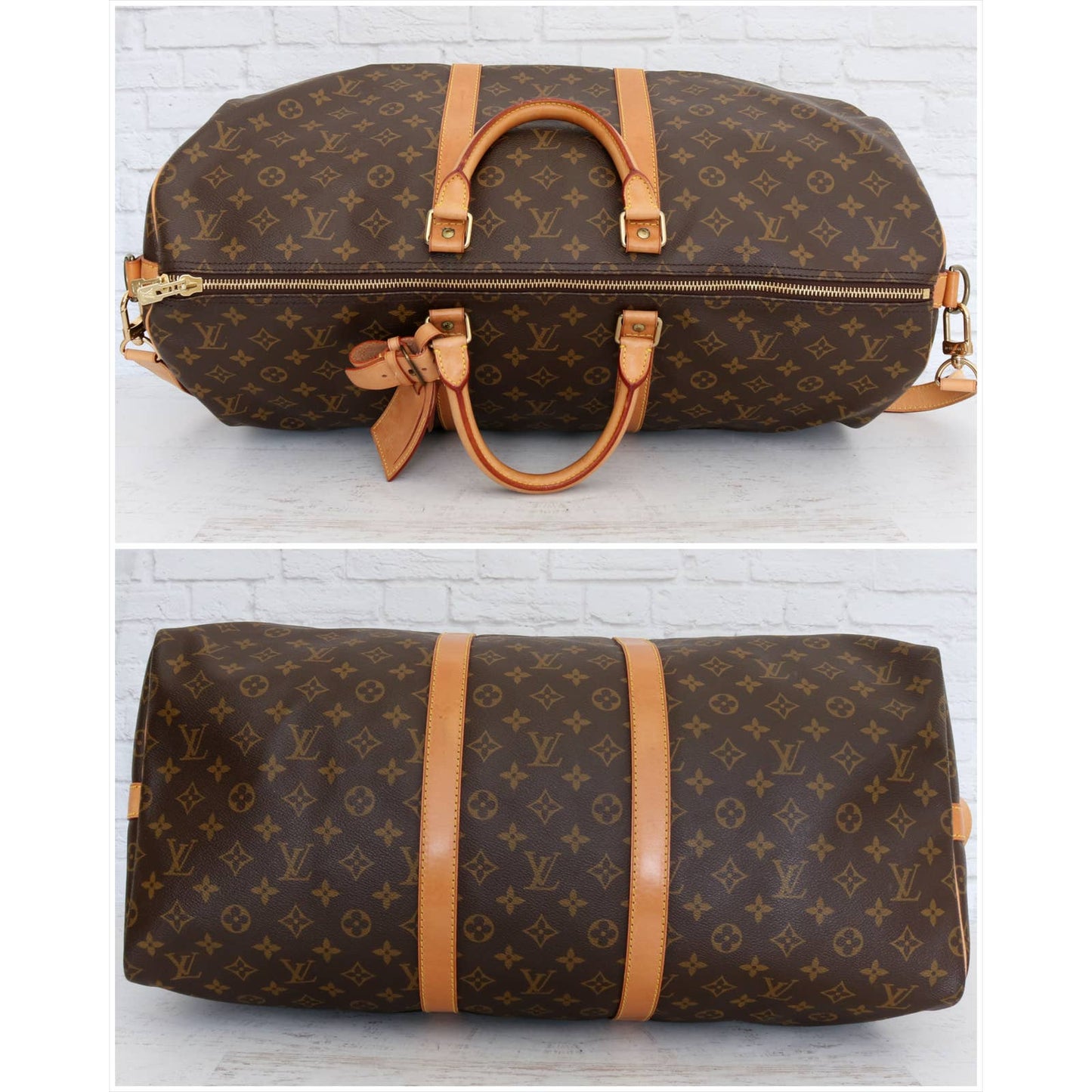 Louis Vuitton Keepall Bandouliere 55 Monogram Duffle Luggage